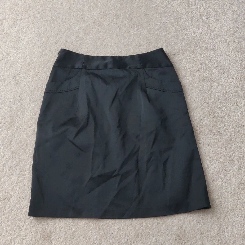 Black pencil skirt